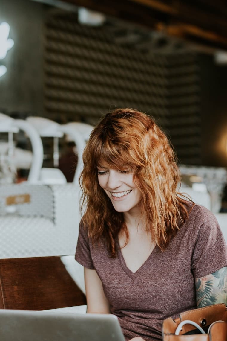 A working conversation across a desk